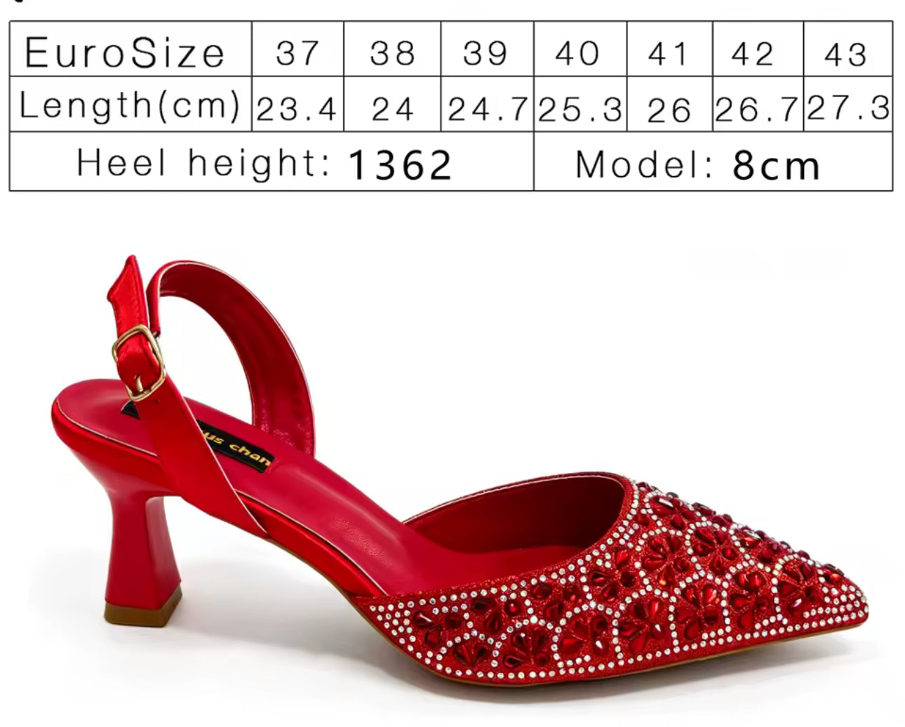 Italian Design Pointed Toe Women High Heels Matching Handbag Set Royal tushar