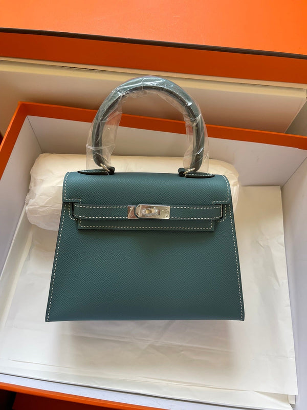Hermes Kelly 28 Malachite Green Epsom Leather Royal tushar