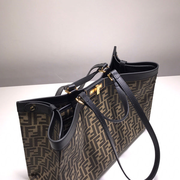 Fendi Peekaboo X-Tote FF Canvas Royal tushar