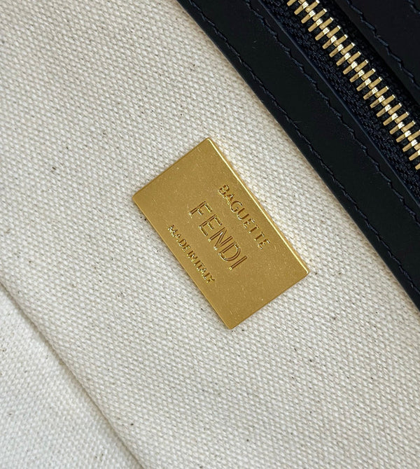 Fendi FF Logo Baguette Bag