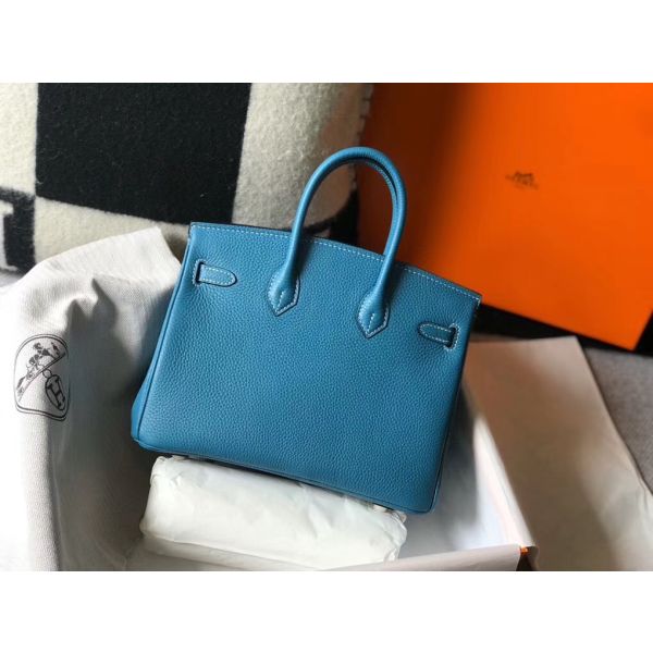 Stylish Blue Leather Handbag Royal tushar