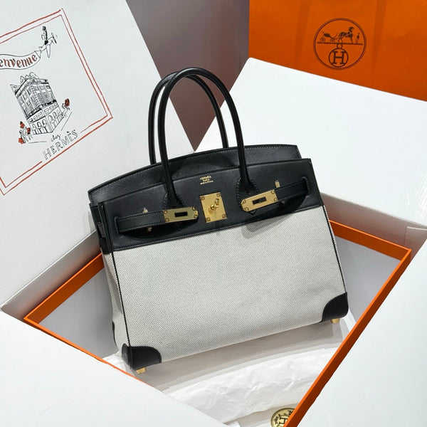 Hermès Black swift Birkin 20