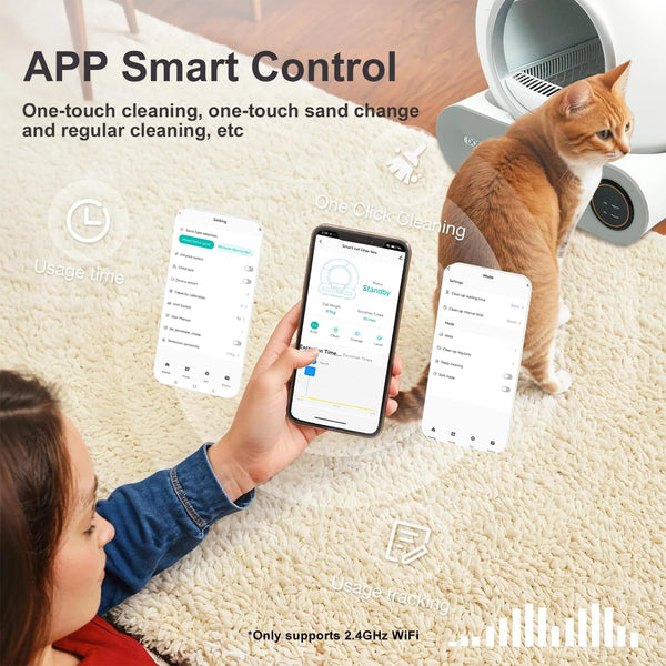 Smart Cat Litter Box Bliss Royal tushar