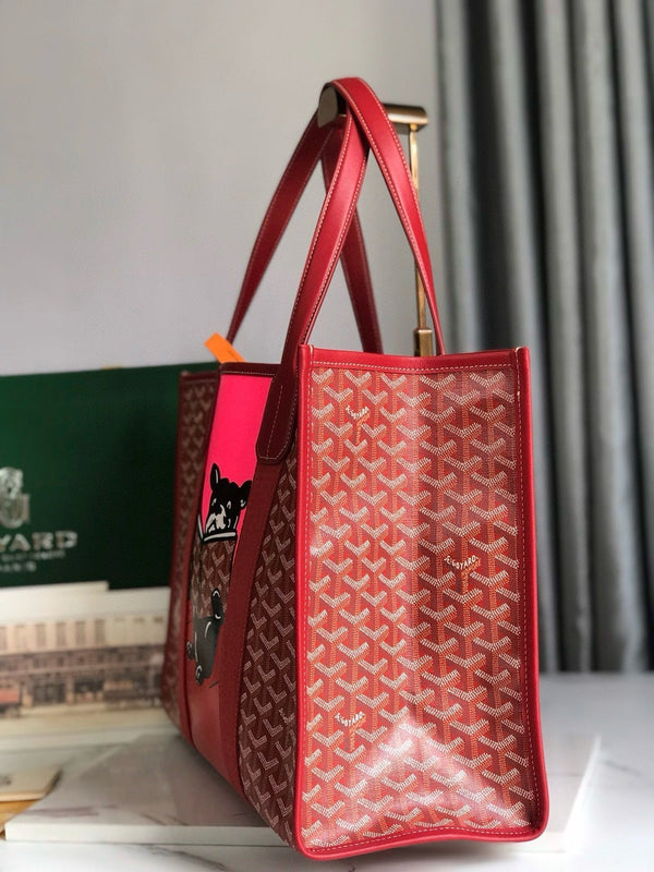 Goyard Villette Tote Red Royal tushar