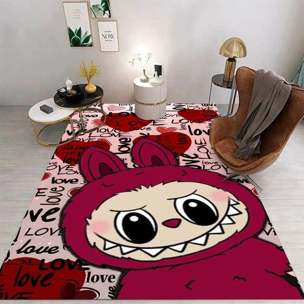 Labubu Cozy Cartoon Rug for All Spaces