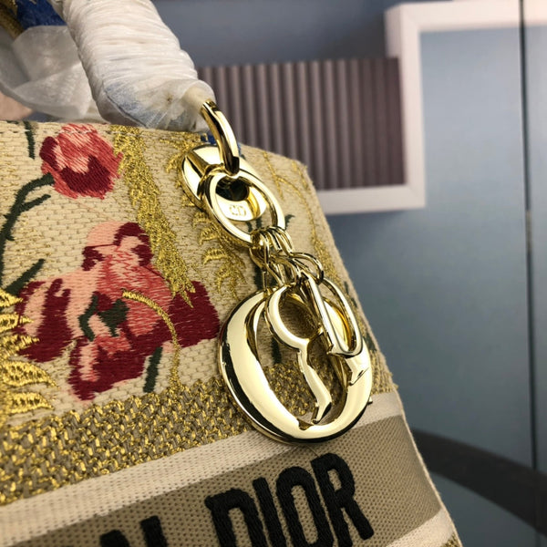 Christian Dior Lady Floral Bag