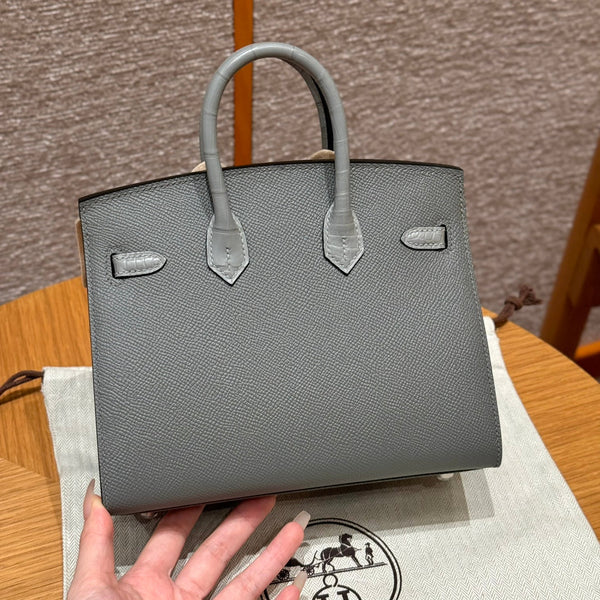 Hermes Sellier 20 Chic Dove Gray Handbag Royal tushar