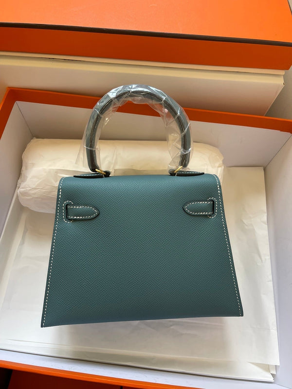 Hermes Kelly 28 Malachite Green Epsom Leather Royal tushar
