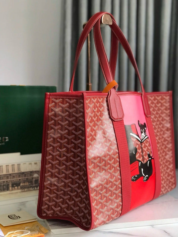 Goyard Villette Tote Red Royal tushar