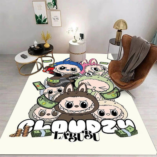 Labubu Cozy Cartoon Rug for All Spaces Royal tushar