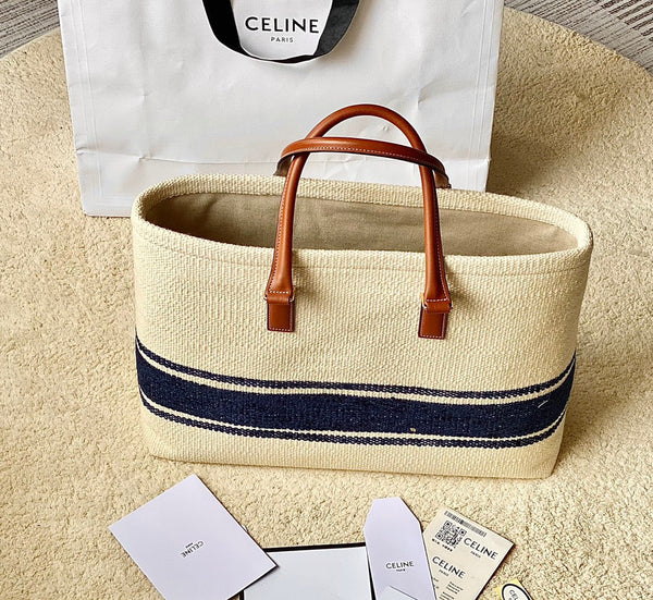 Celine Plein Soleil Textile Cabas Royal tushar