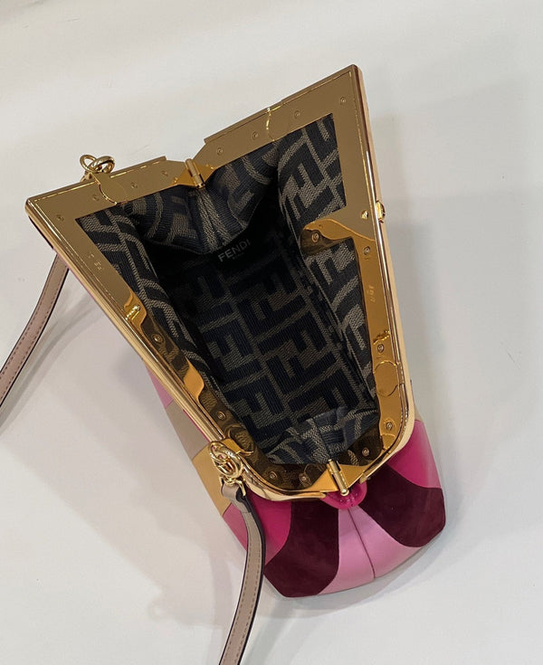 Fendi Striped Clutch Bag Royal tushar