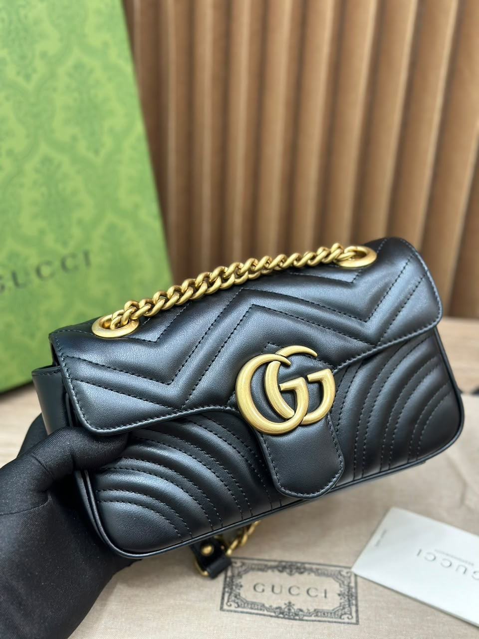 GG Marmont small shoulder bag Royal tushar