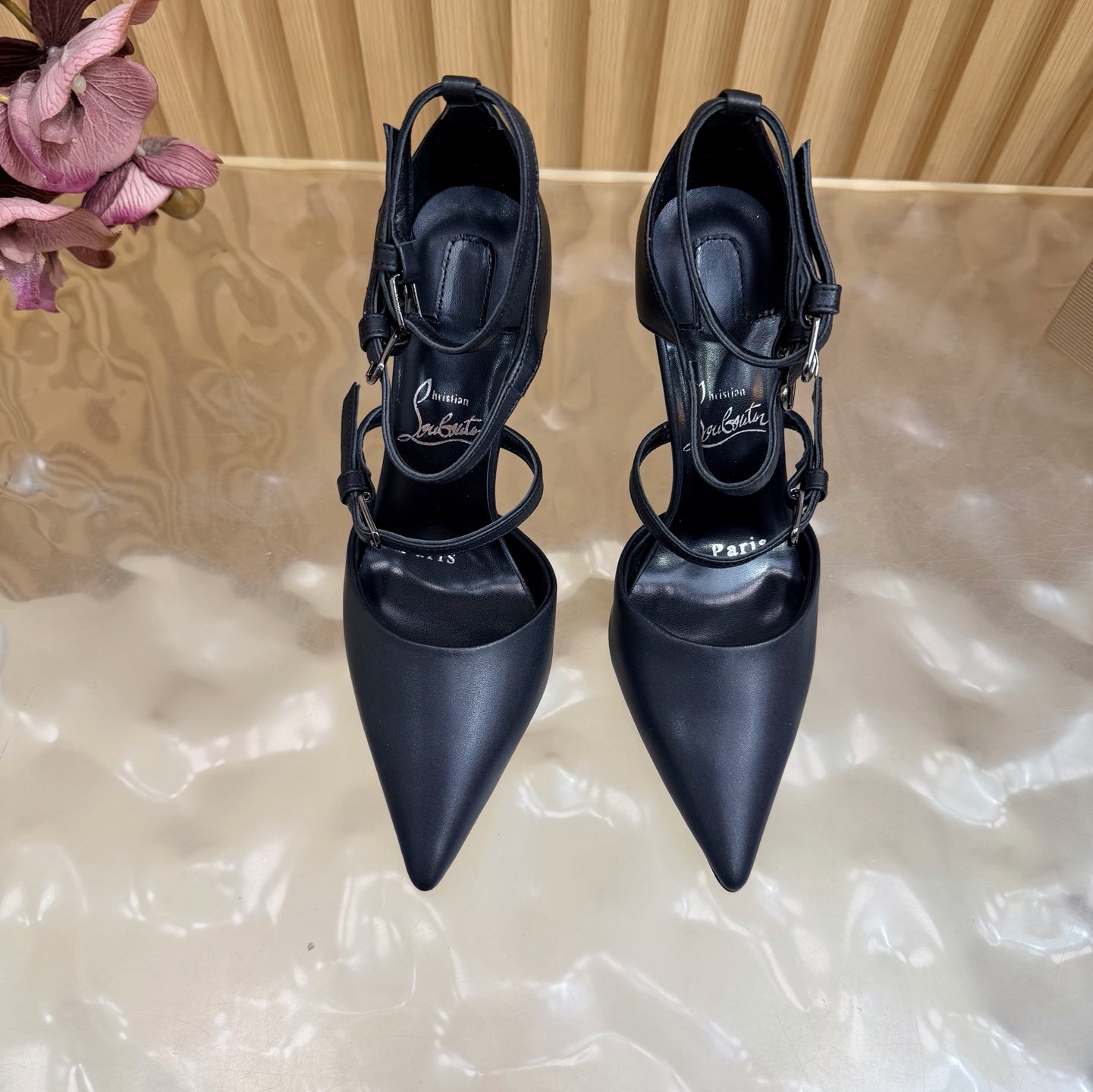 MILENA 100 LEATHER PUMP Royal tushar