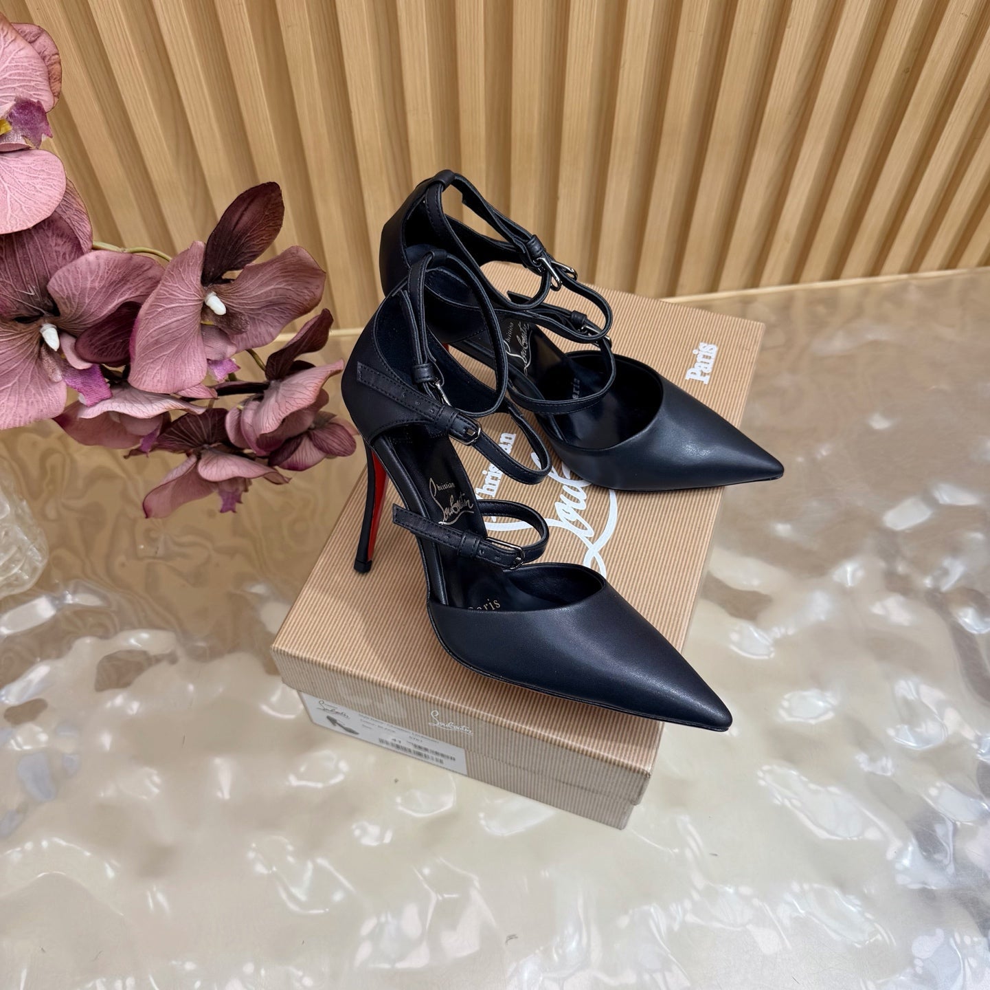 MILENA 100 LEATHER PUMP Royal tushar