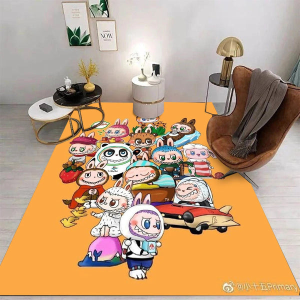 Labubu Cozy Cartoon Rug for All Spaces Royal tushar