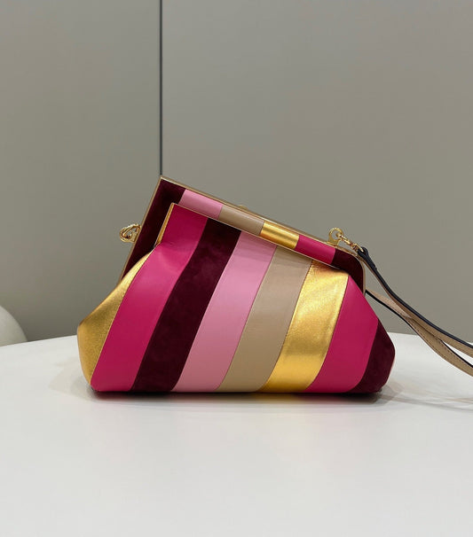 Fendi Striped Clutch Bag Royal tushar