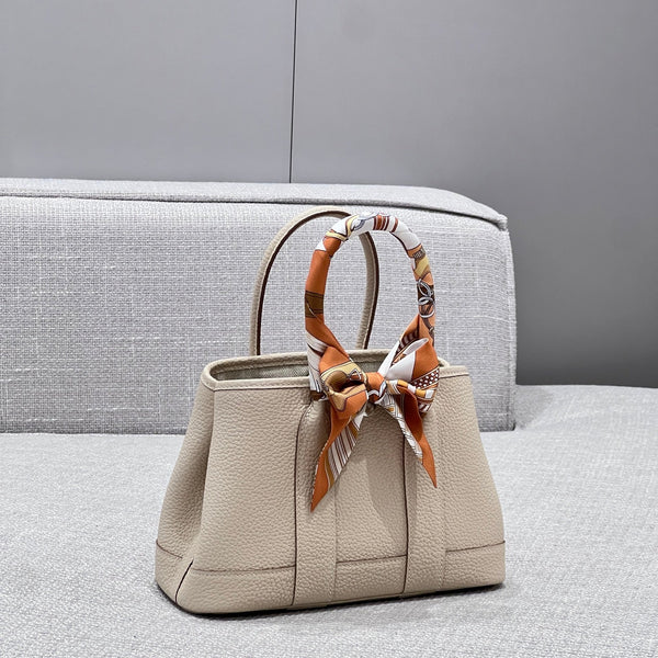 Hermes Garden Party Elegant White Tote Bag