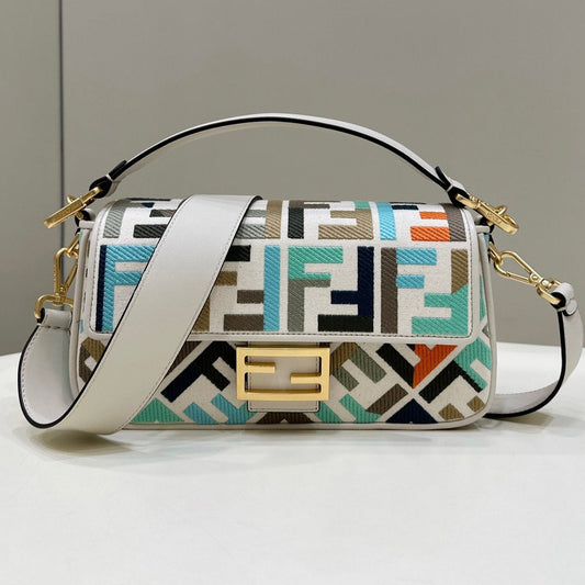 Fendi FF Logo Baguette Royal tushar