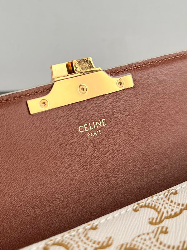 Celine Triomphe Coated Bag Royal tushar