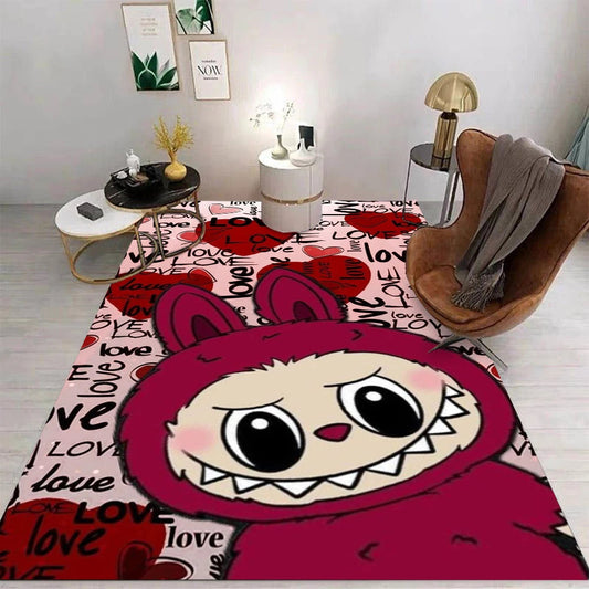 Labubu Cozy Cartoon Rug for All Spaces Royal tushar