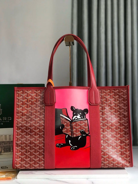 Goyard Villette Tote Red Royal tushar