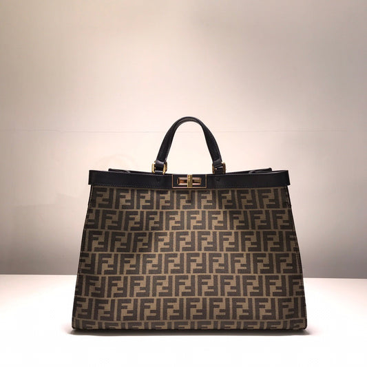 Fendi Peekaboo X-Tote FF Canvas Royal tushar
