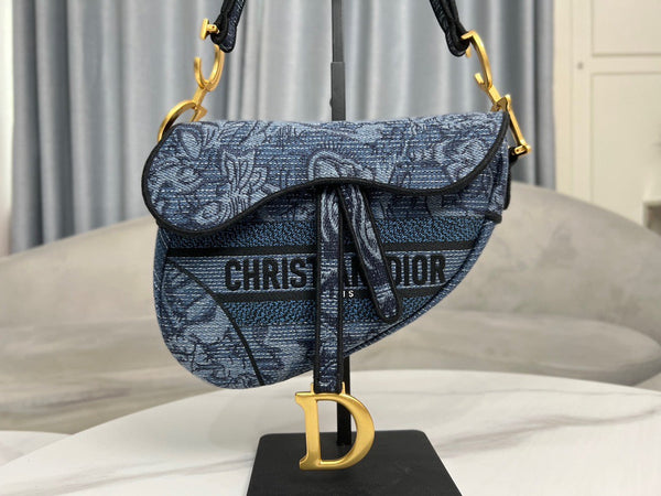 Dior Mini Saddle Bag Royal tushar