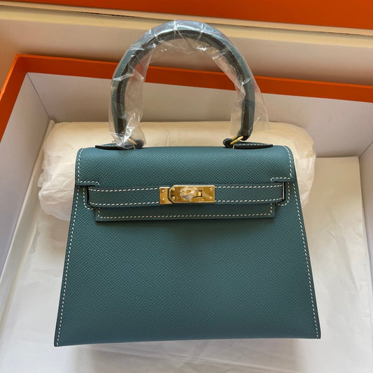 Hermes Kelly 28 Malachite Green Epsom Leather Royal tushar